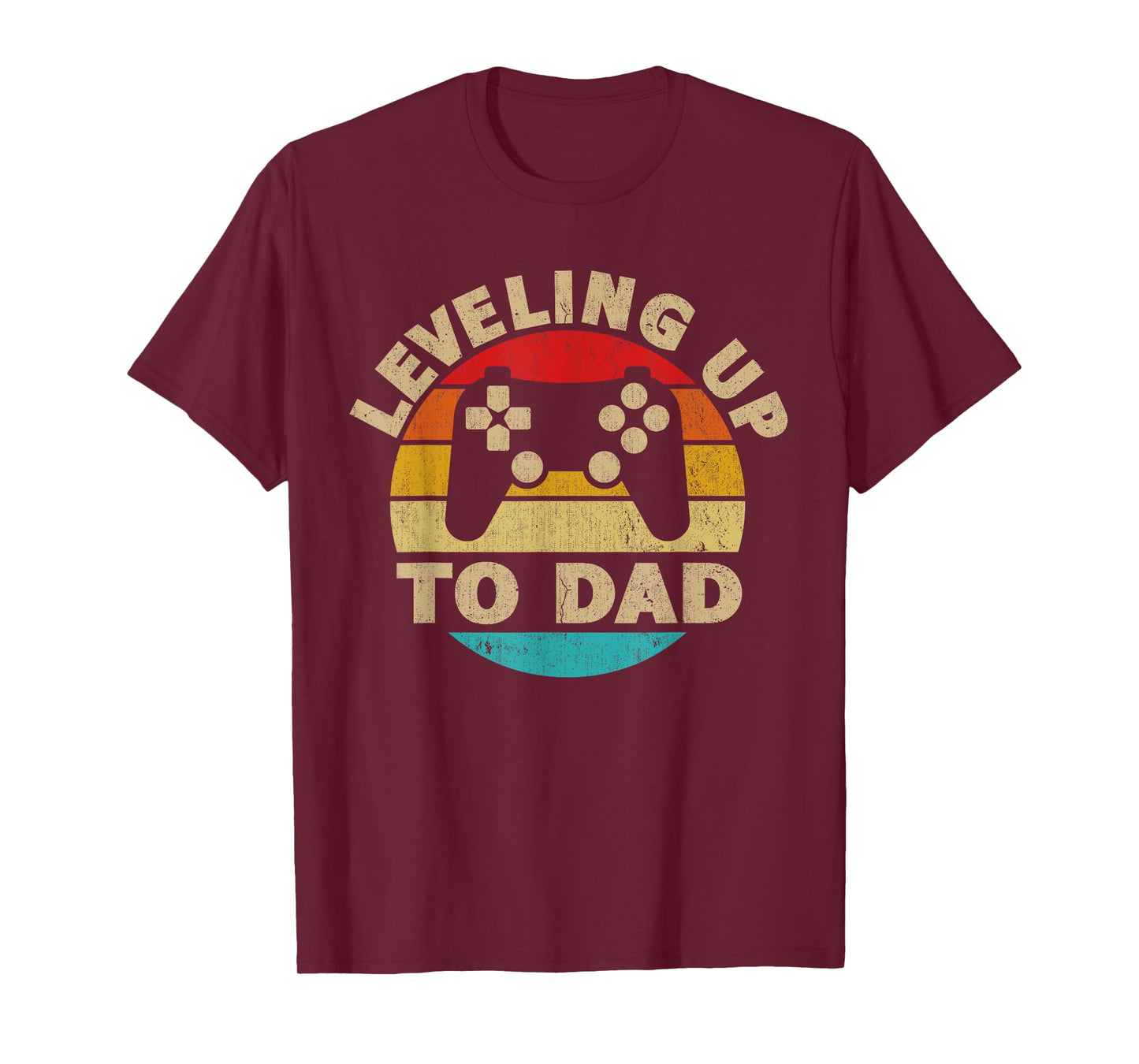 Leveling Up To Dad Funny Gamer Gaming Promoted To Daddy T-Shirt