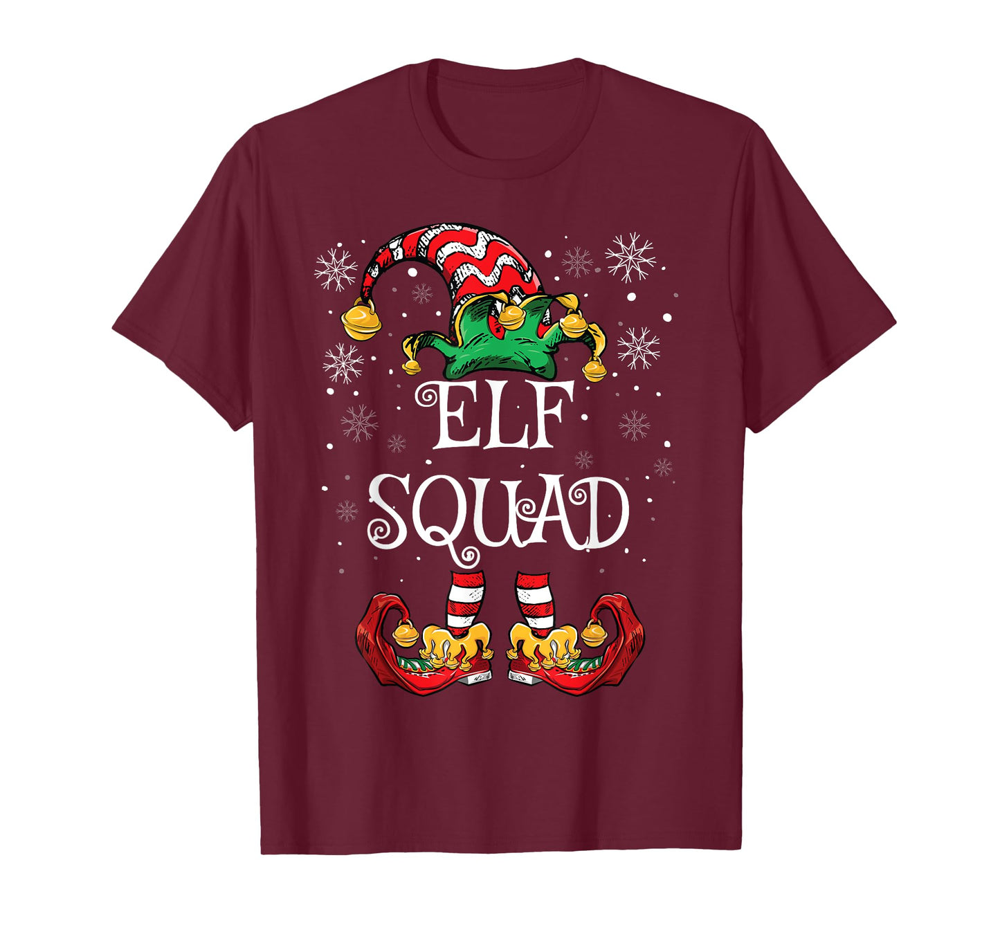 Elf Squad Christmas Family Matching Christmas T-Shirt