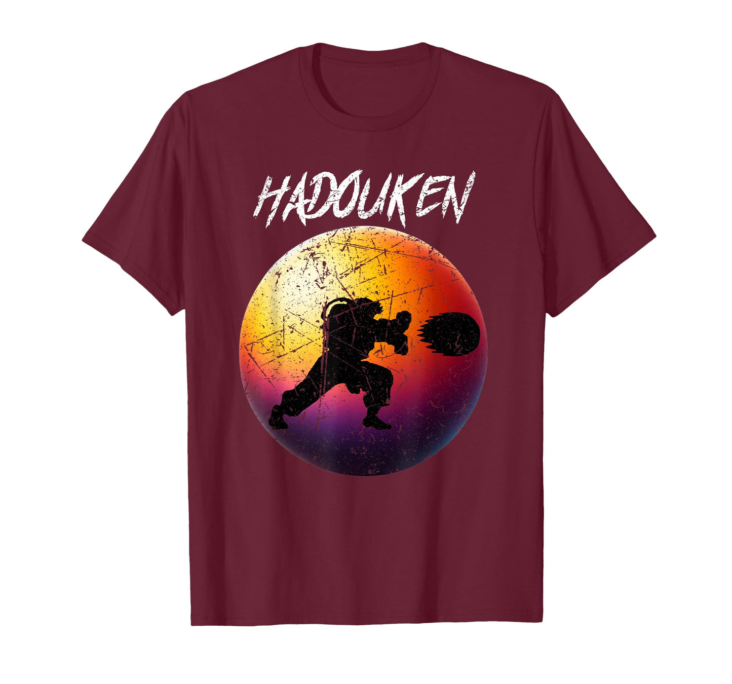 Retro Vintage Hadouken Fighter T-Shirt