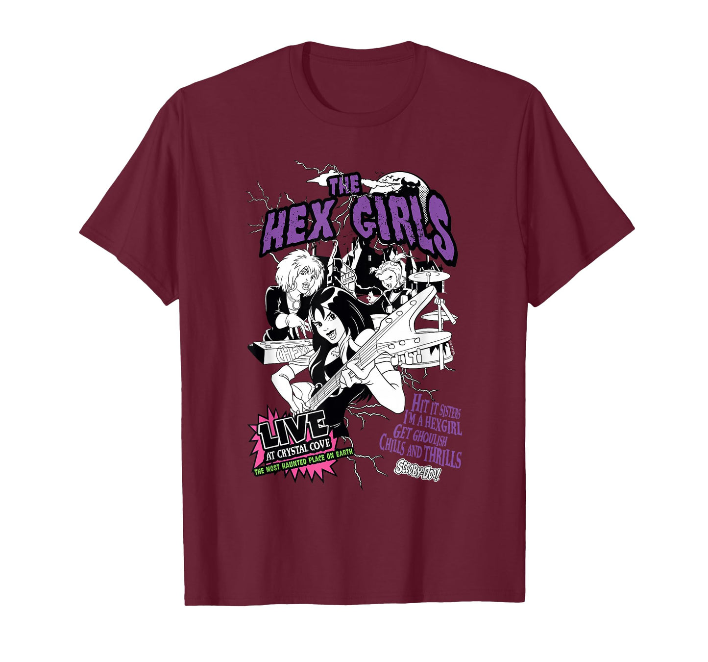 Scooby-Doo The Hex Girls Rockstars Music Concert Poster T-Shirt