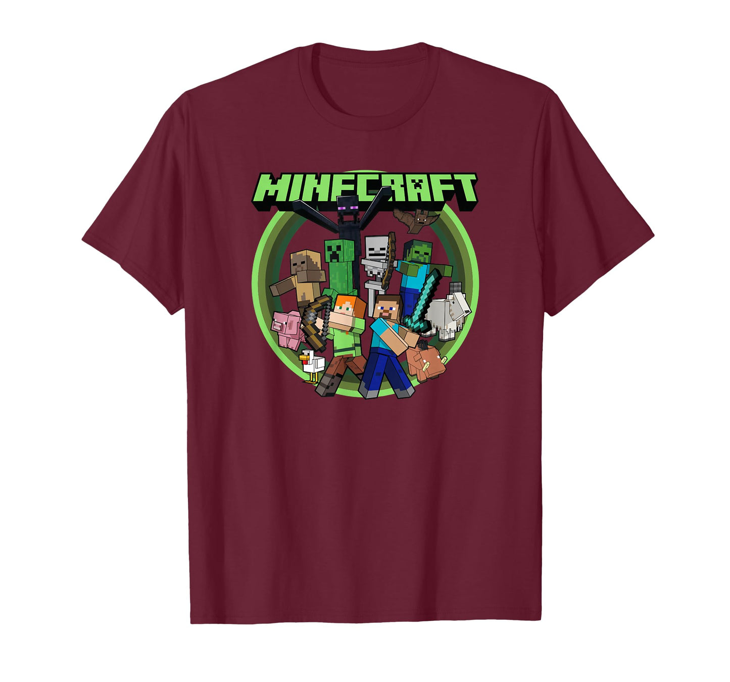 Minecraft Group Circle Logo Poster T-Shirt