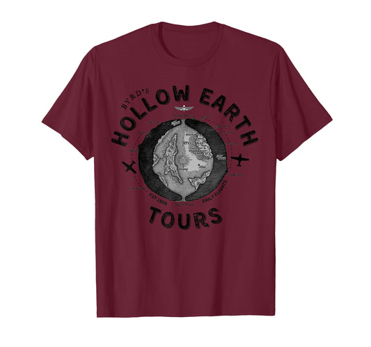 Byrd's Hollow Interior Earth Tours Gift T-Shirt