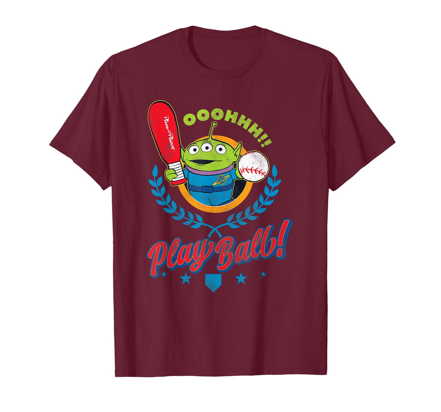 Disney and Pixar's Toy Story Alien Play Ball Baseball Sports T-Shirt