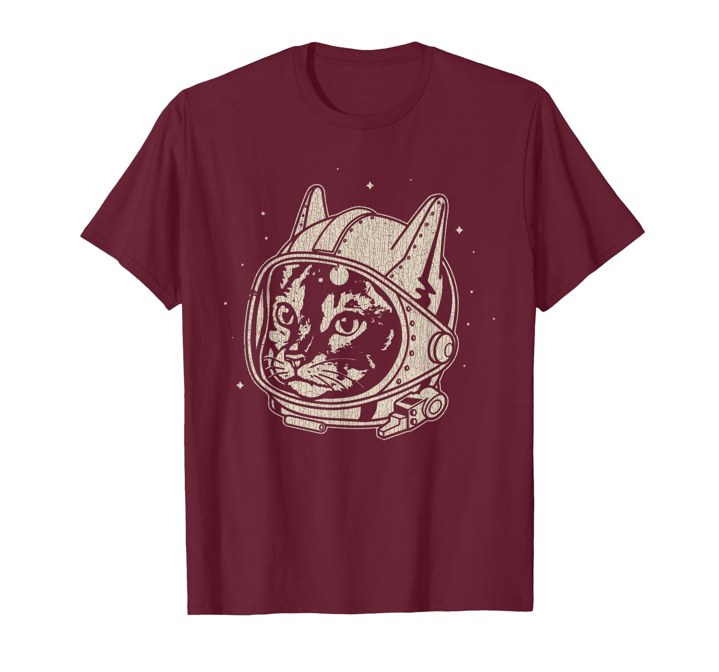 Vintage Astronaut Cute Cat Cat Lover T-Shirt