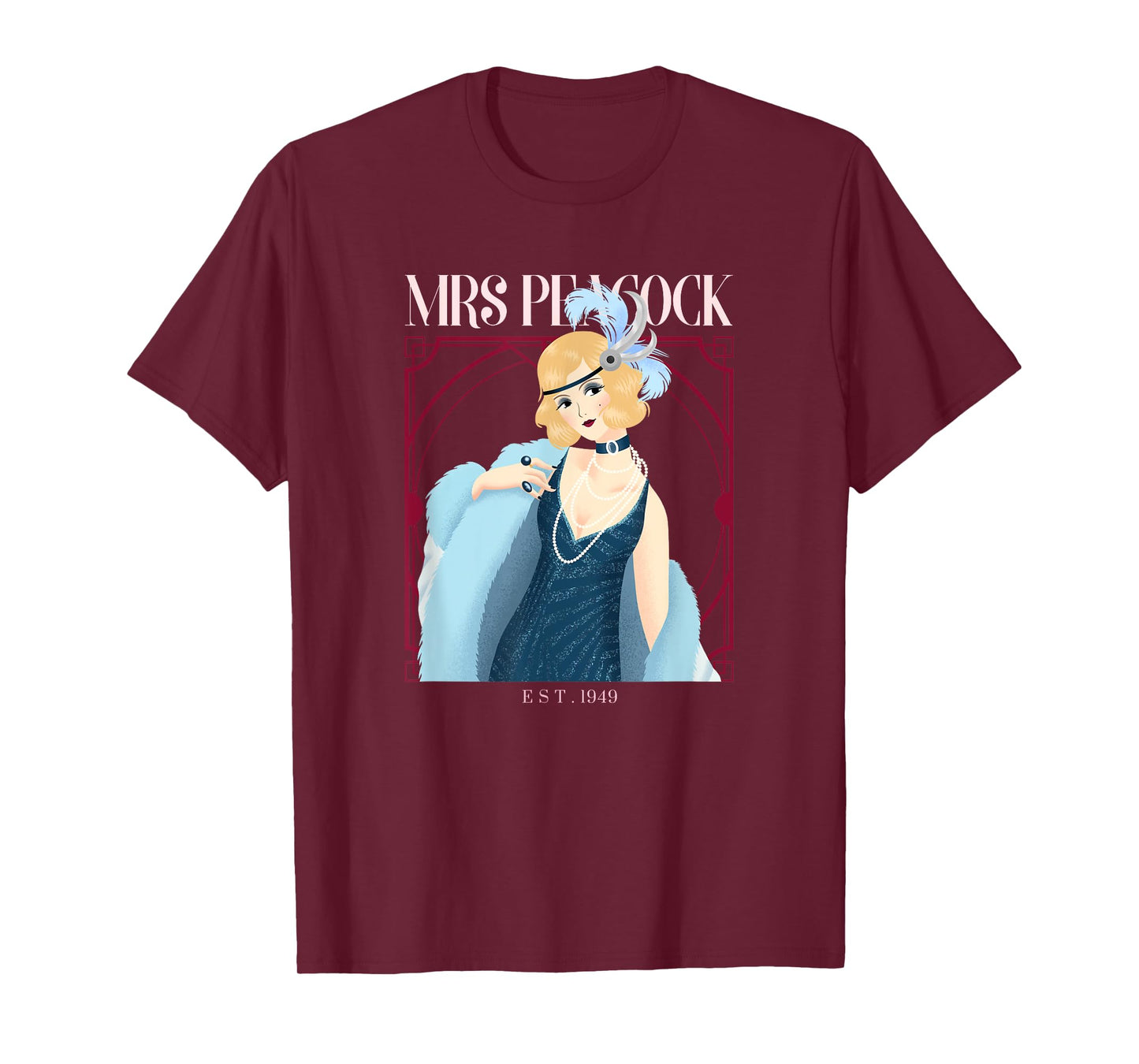 Mrs Peacock - Clue game T-Shirt