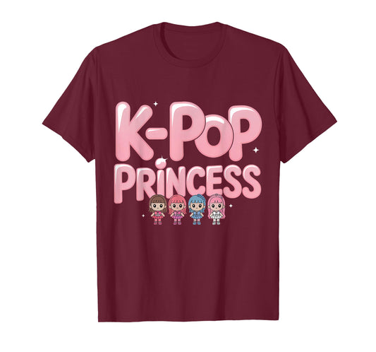 K-Pop Princess Cute Cartoon Style Fans T-Shirt