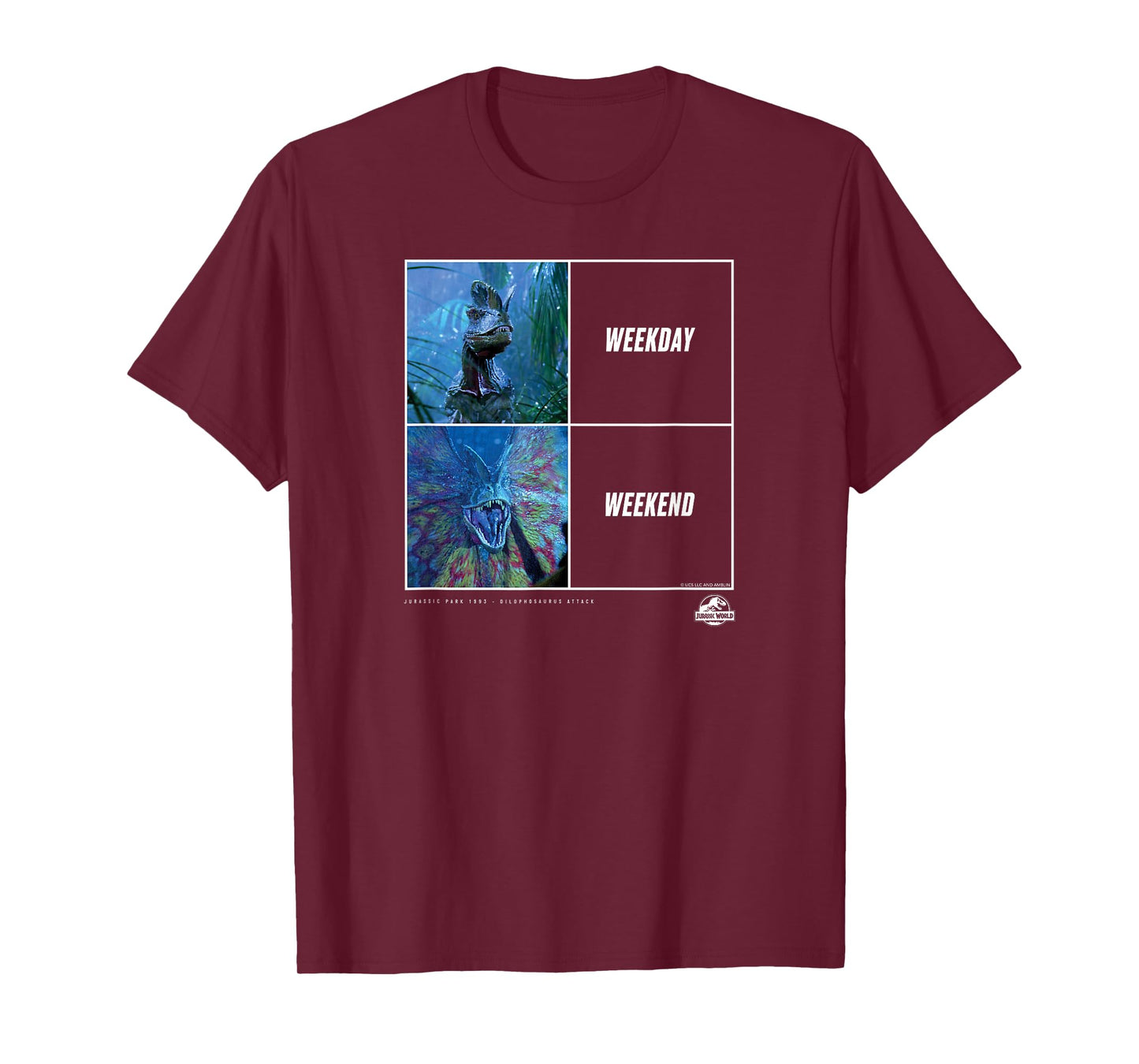 Jurassic Park Dilophosaurus meme T-Shirt
