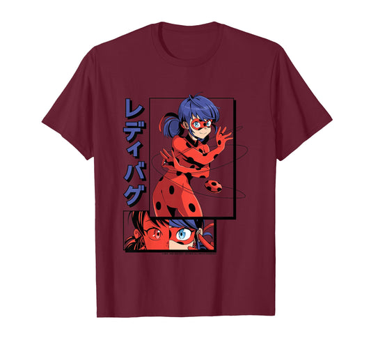Kids Miraculous Lady Bug - Manga Lady Bug T-Shirt