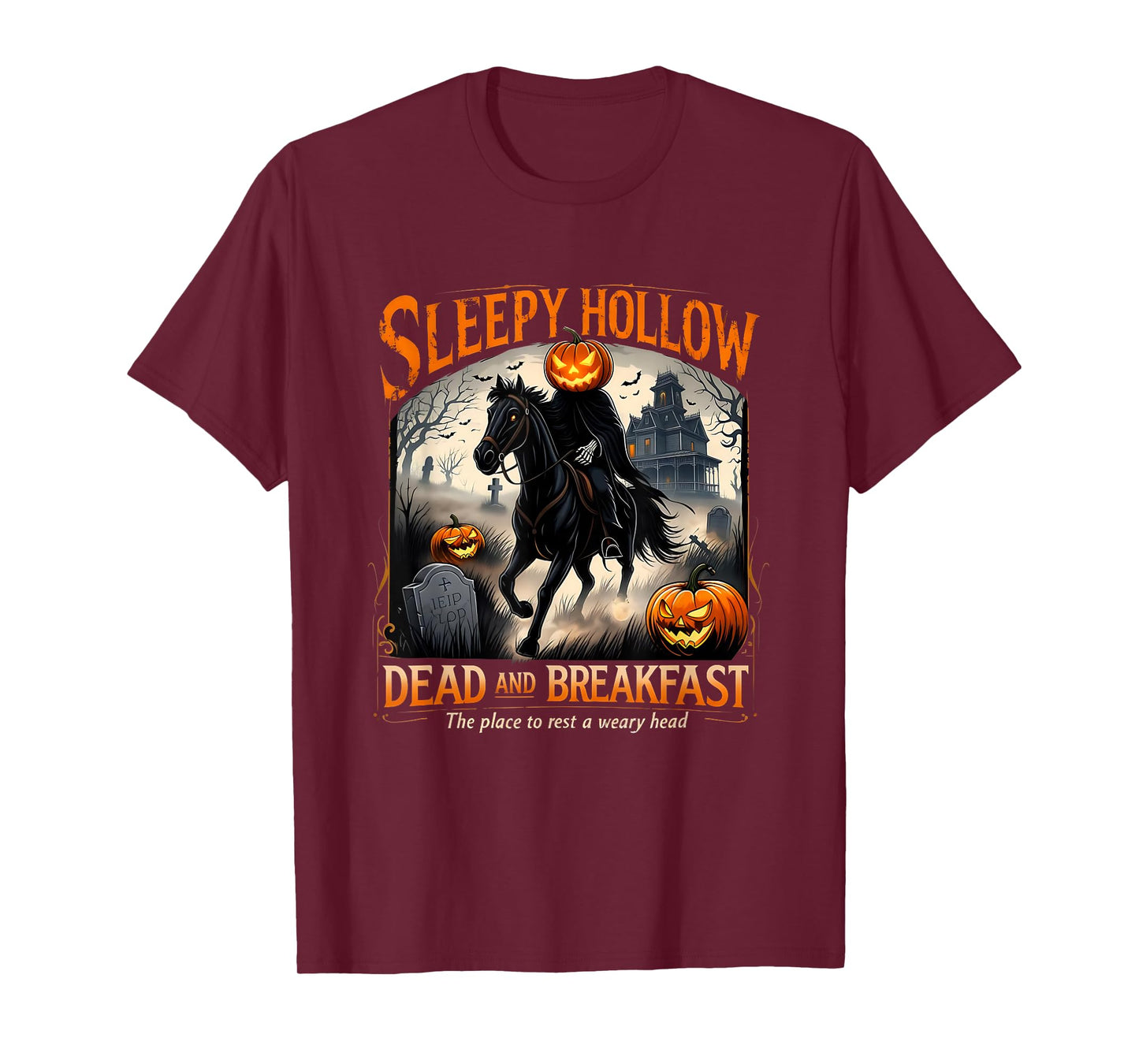 Sleepy Hollow Breakfast Spooky Halloween T-Shirt