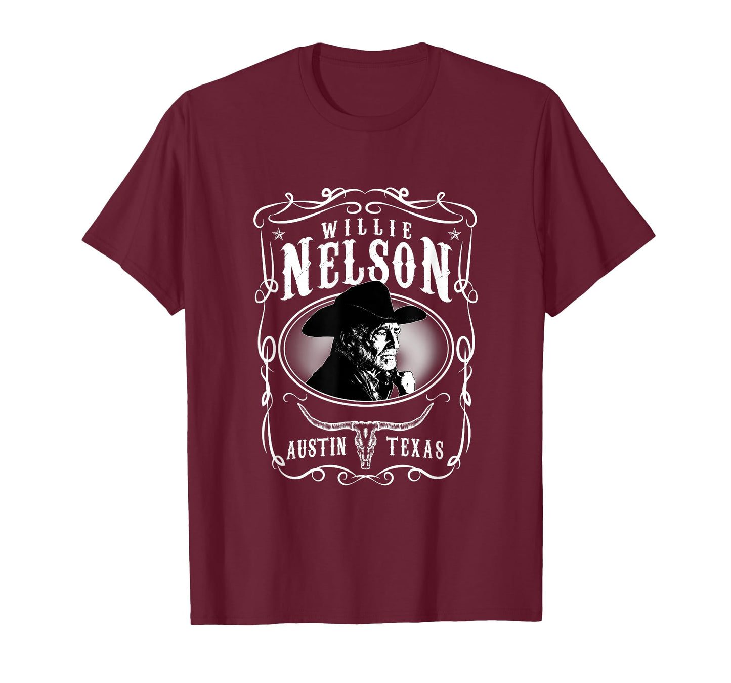 Official Willie Nelson Austin T-Shirt Small