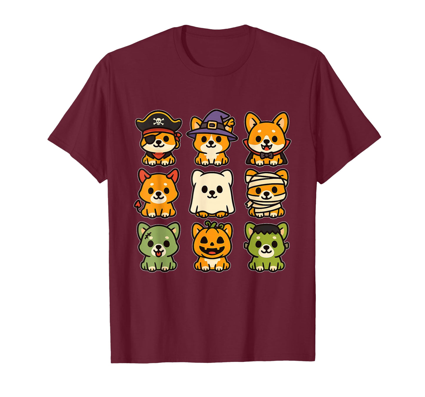Halloween Corgi Costumes Trick Or Treat Outfit Welsh Corgi T-Shirt