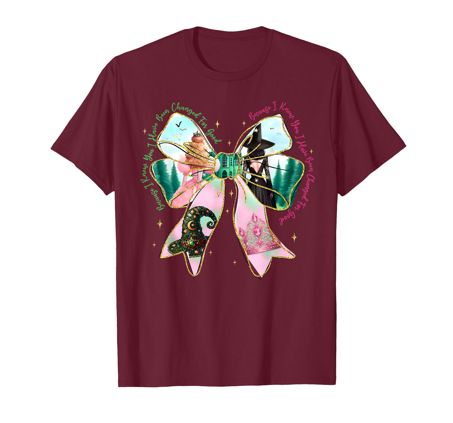 Coquette Bow Witch Witchy Spooky Season Happy Halloween T-Shirt