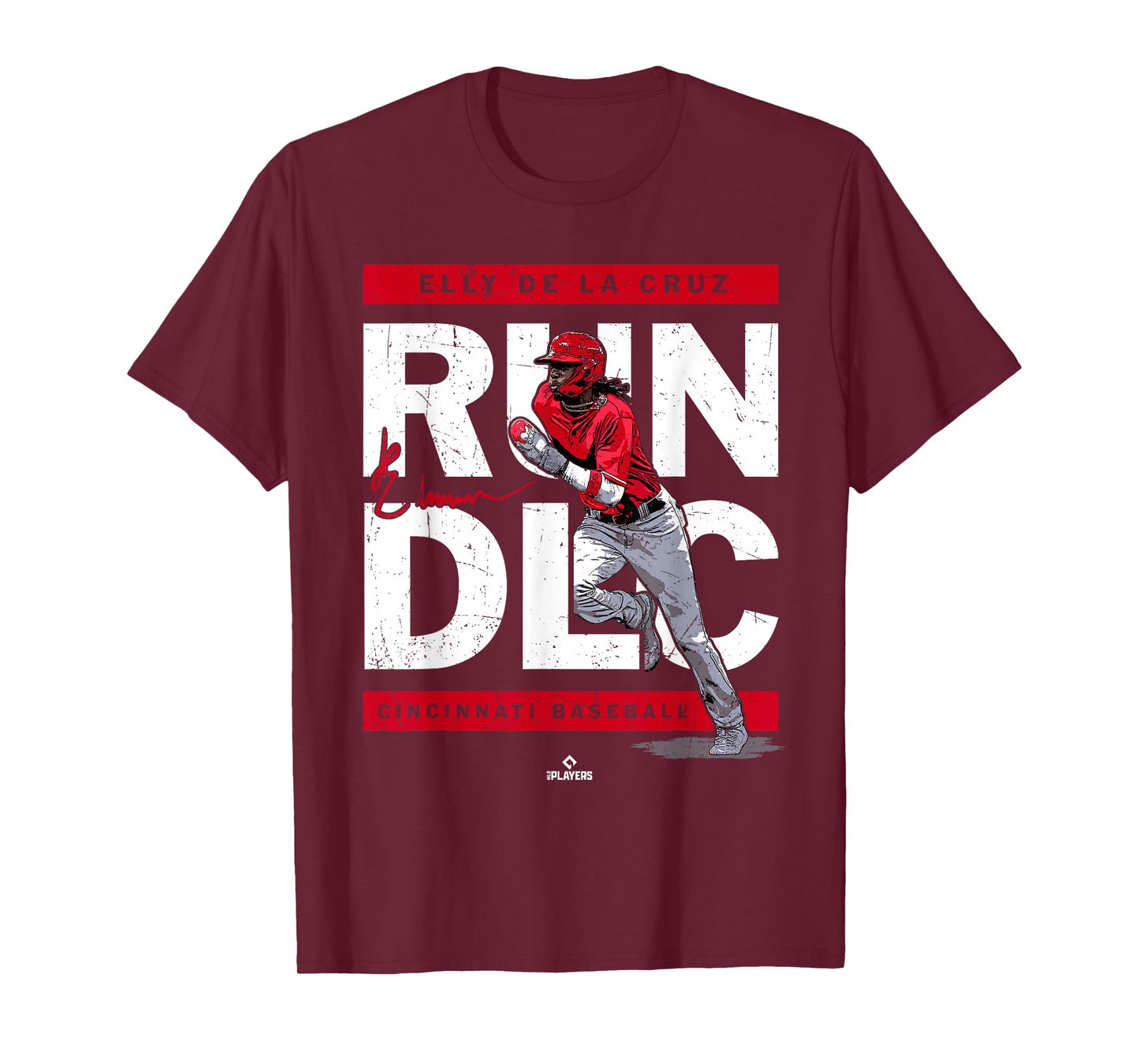 Run DLC Elly De La Cruz Cincinnati MLBPA T-Shirt