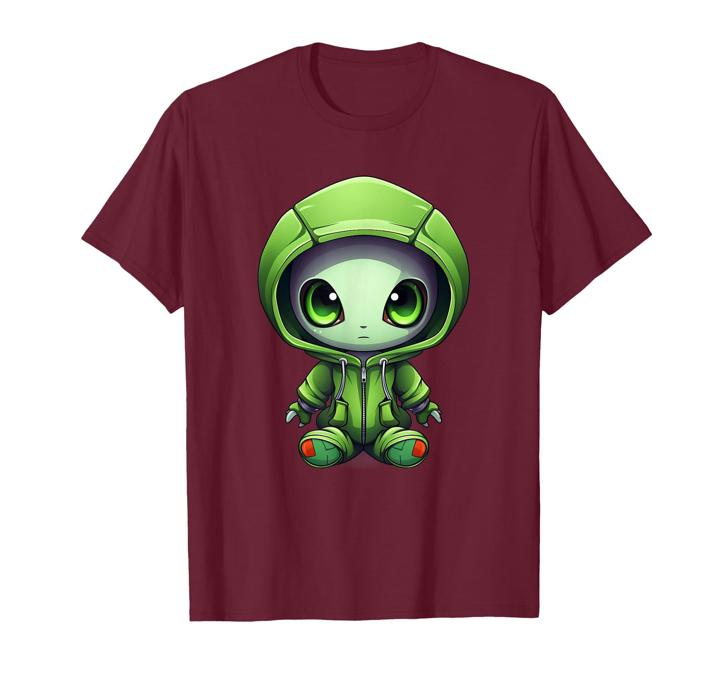 Green Alien I Kids Alien T-Shirt