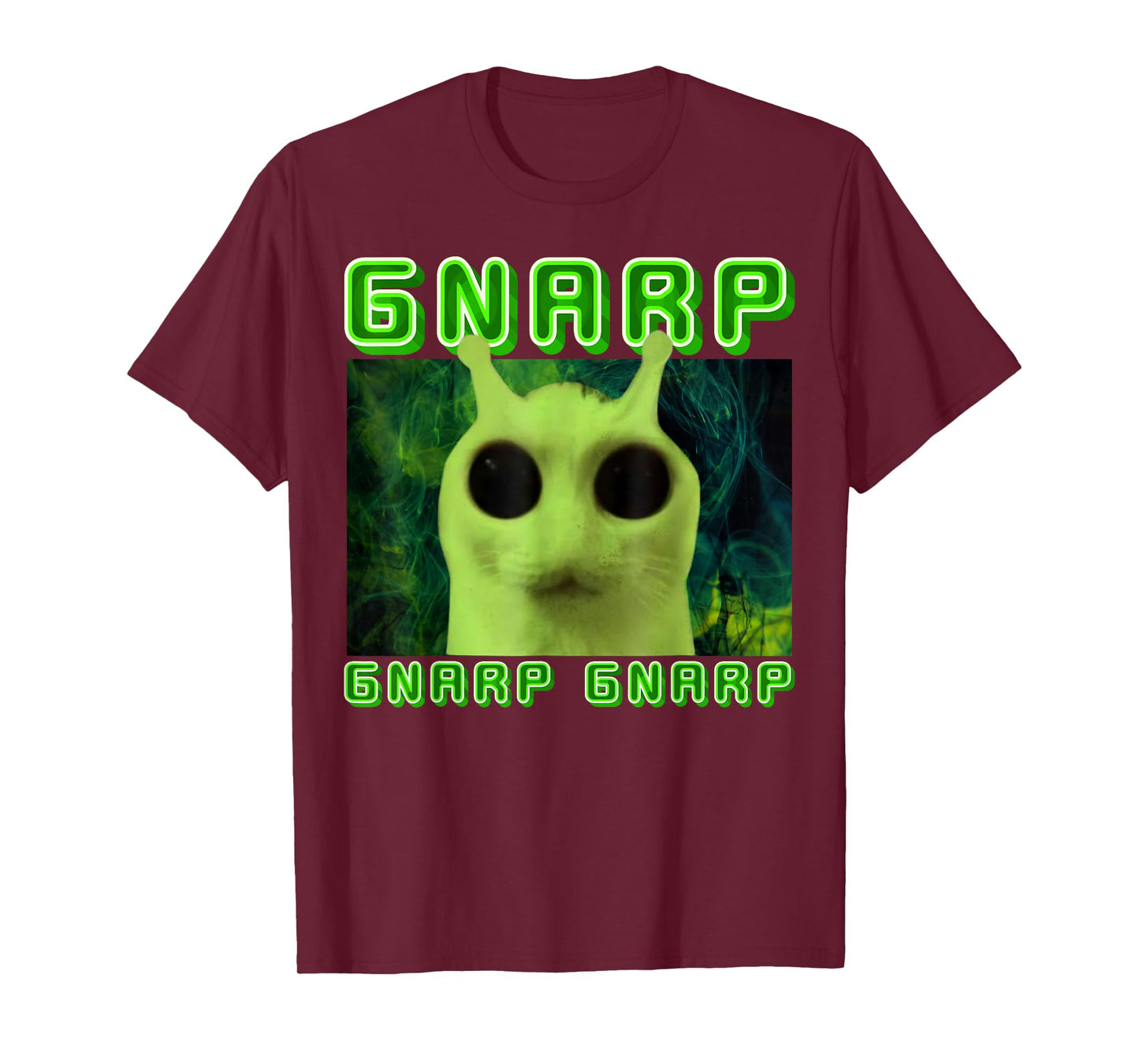 Gnarp Gnarp Cat Silly Alien Meme Cat Meme Brainrot Memes Men T-Shirt