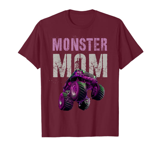 Matching MONSTER MOM Funny Family Boy Kids Dad Mama Birthday T-Shirt