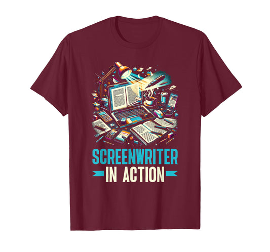 Screenwriter Script Writer Screenplay Screenwriting T-Shirt