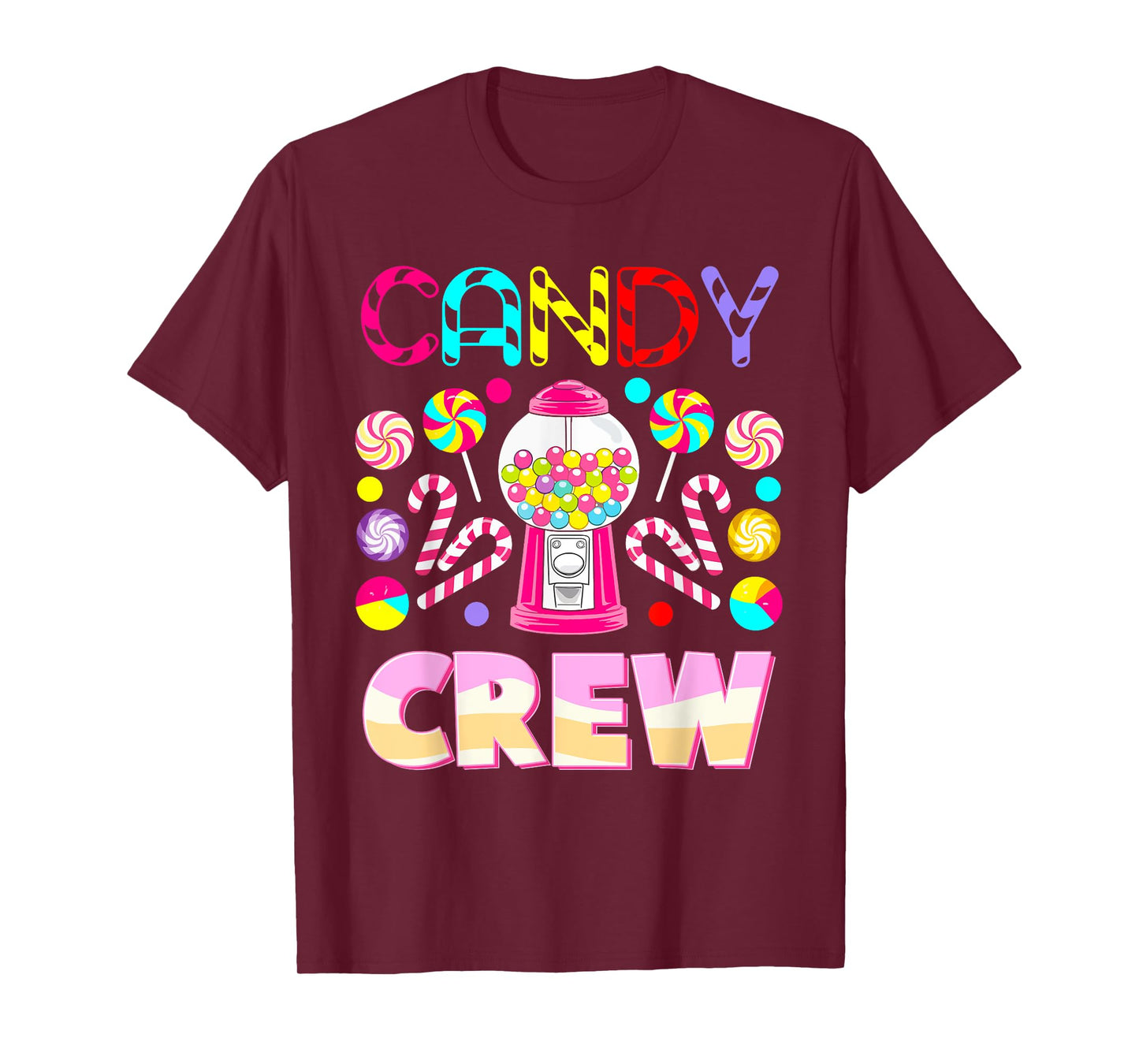 Funny Cute Candy Land Candy Crew Party Halloween Costumes T-Shirt