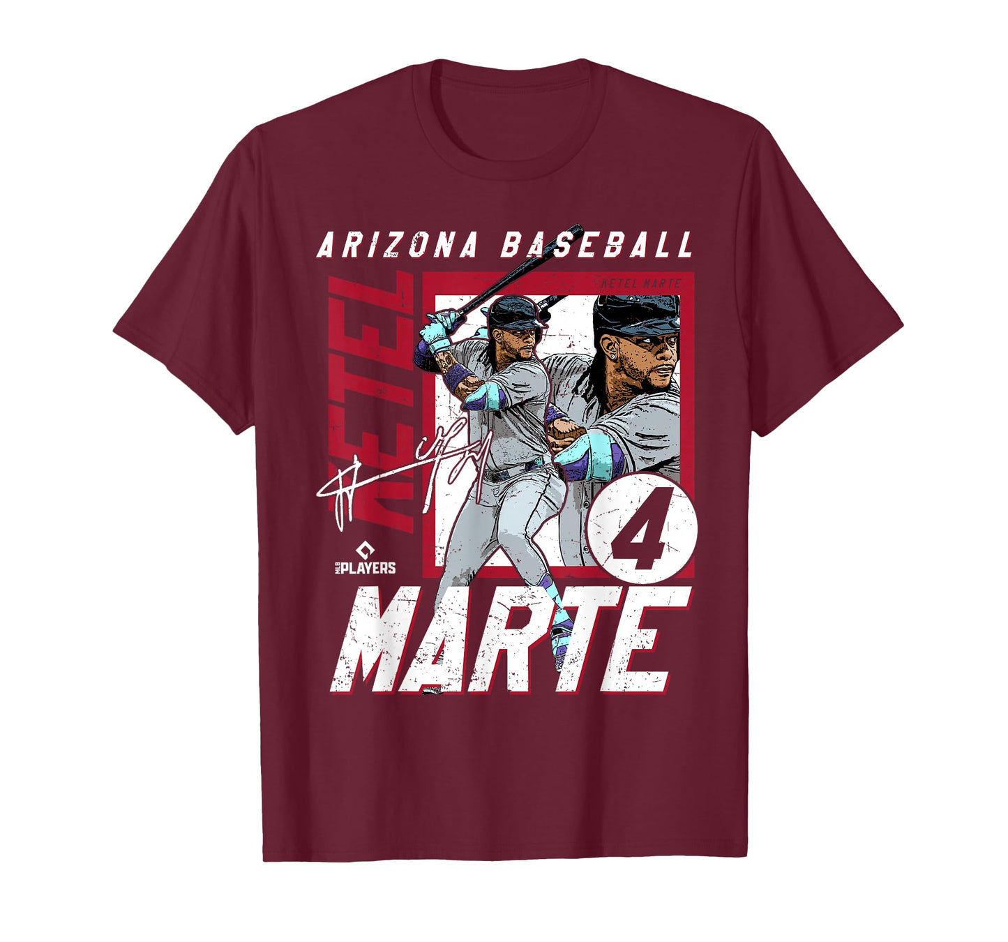 Ketel Marte | Arizona MLB Baseball Players| MLBKMA204M T-Shirt