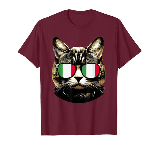 Funny Italian Cat Design Italy Cats Owner T-Shirt