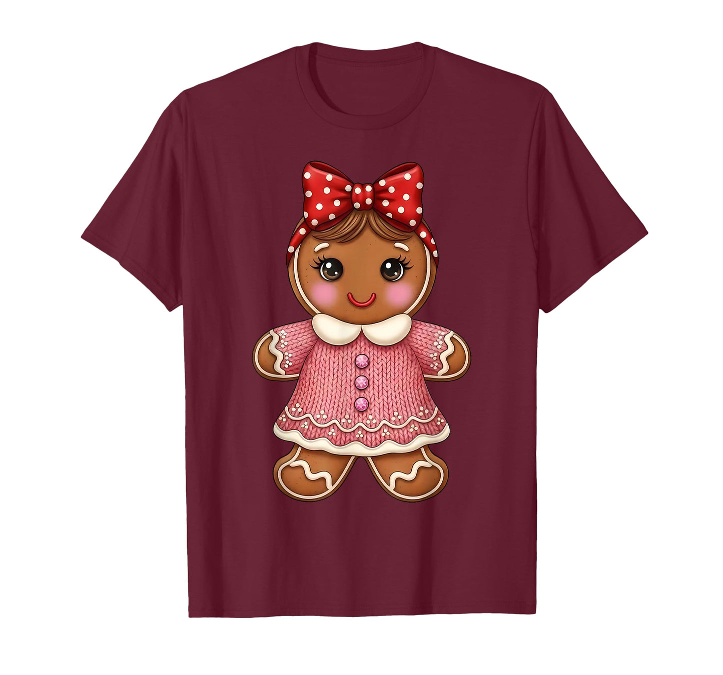 Gingerbread for Women Mens Kids Boys Christmas T-Shirt