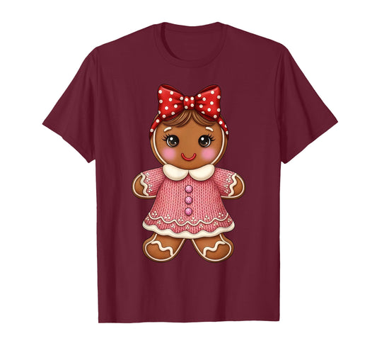 Gingerbread for Women Mens Kids Boys Christmas T-Shirt