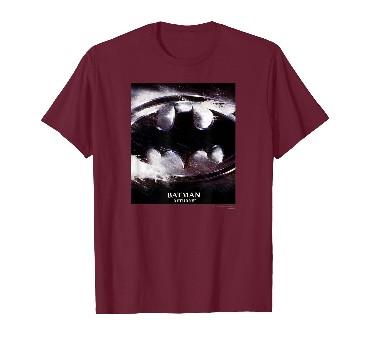 Batman Returns Snow Icon Poster T-Shirt