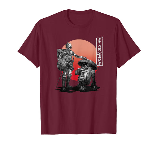 Star Wars Visions Samurai Droid Sunset T-Shirt