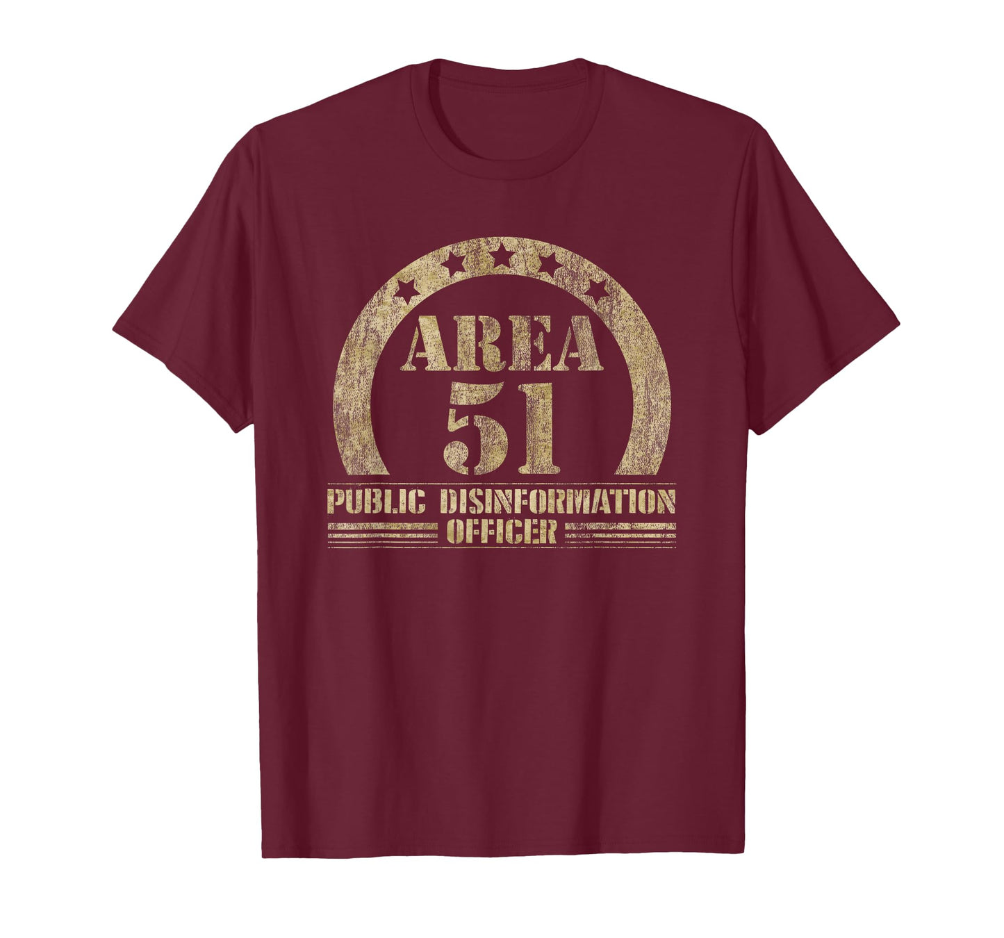Area 51 T Shirt - Public Disinformation Officer, Roswell UFO T-Shirt