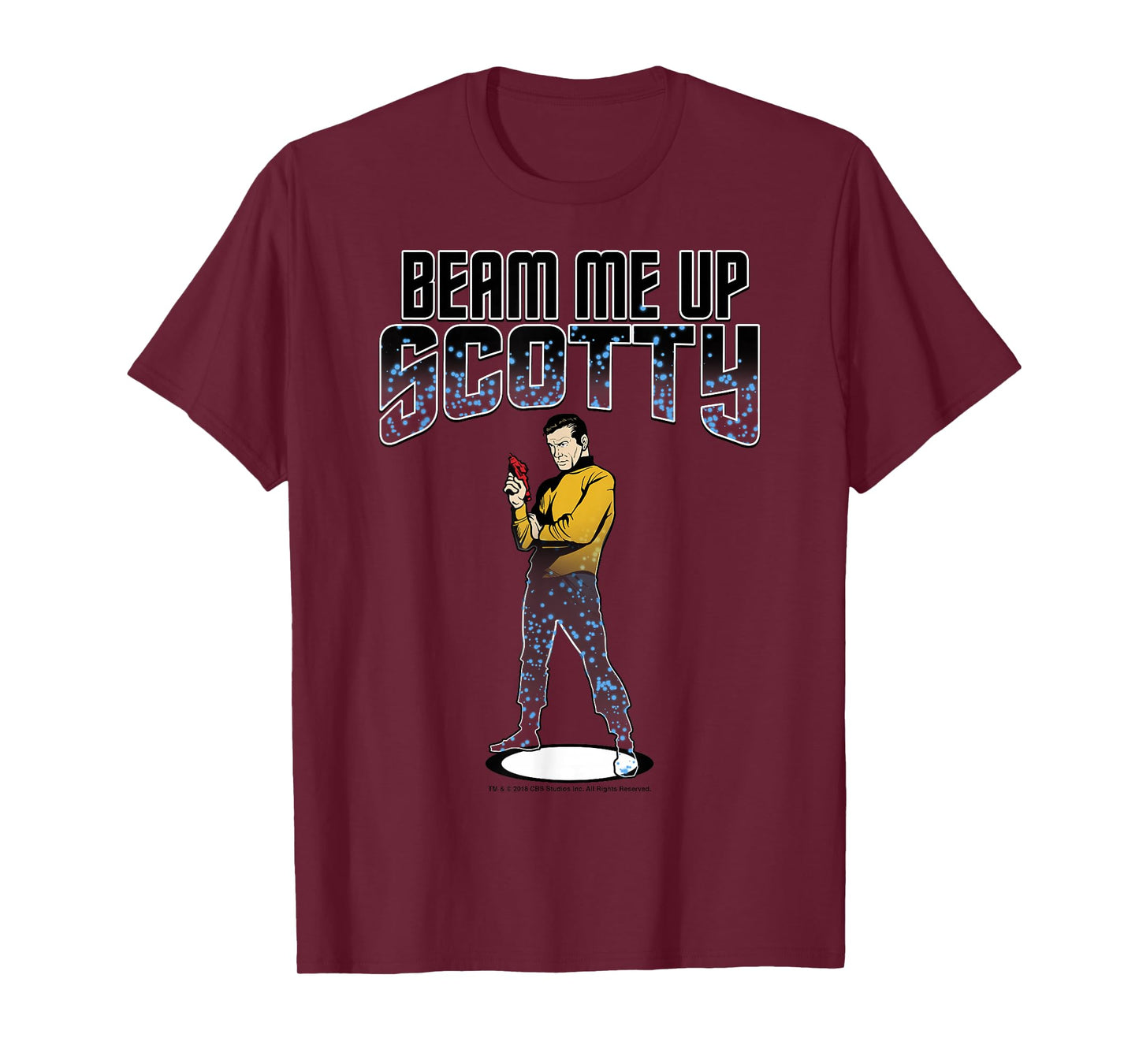Star Trek The Original Series Beam Me Up Scotty T-Shirt