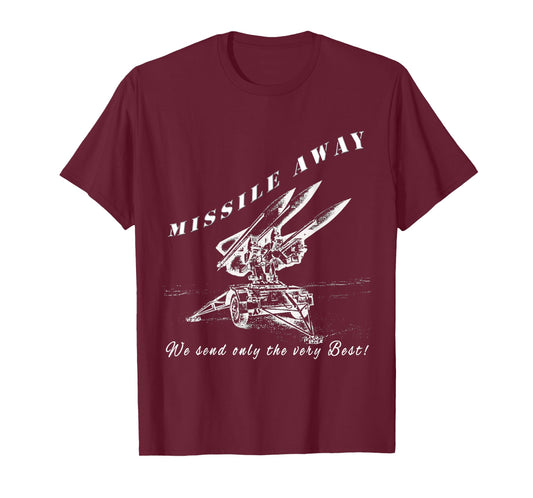 Missile Away Flight Brigade Rocket System Hawk Patriot Roland T-Shirt