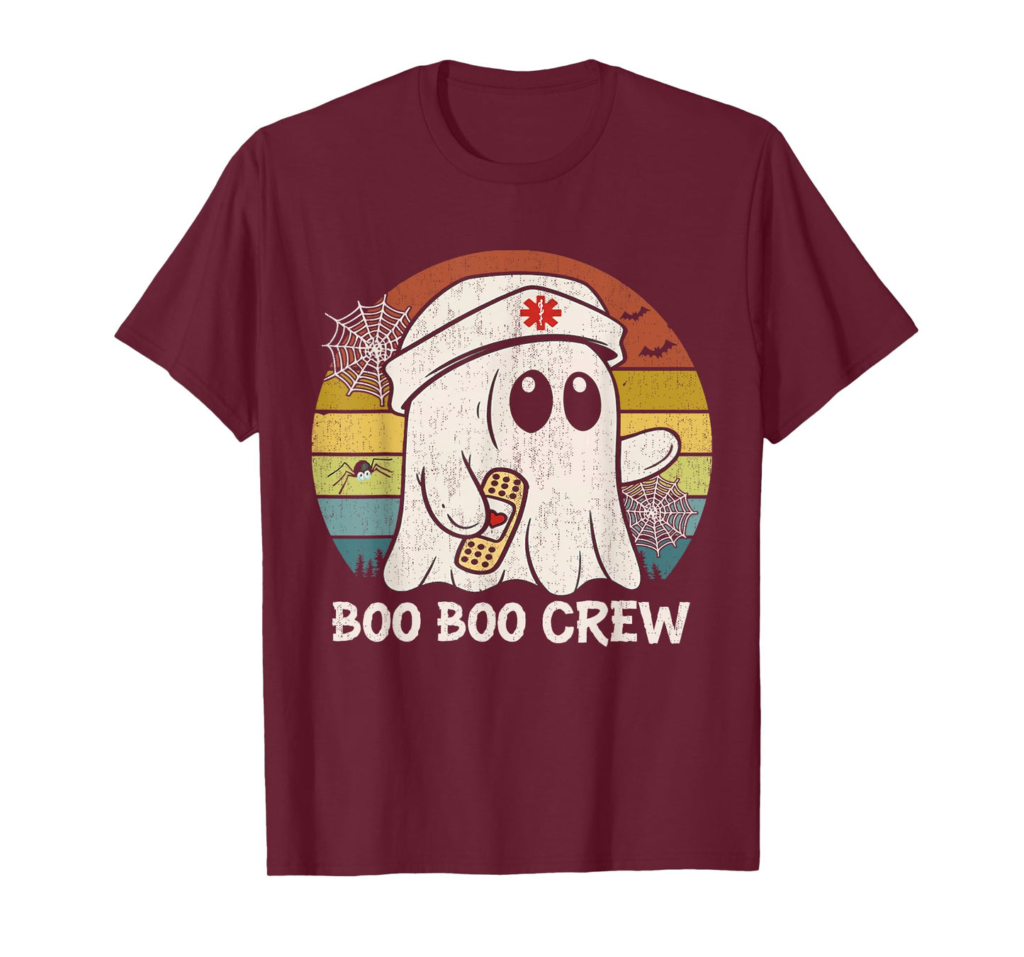 Boo Boo Crew Nurse Shirt Funny Ghost Women Halloween Nurse T-Shirt