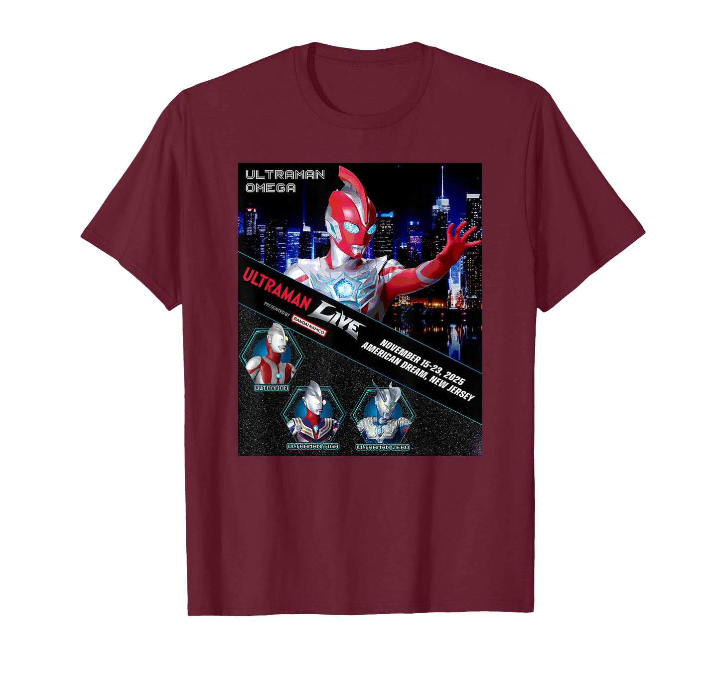 Ultraman Live 2025 T-Shirt - Ultra Heroes T-Shirt
