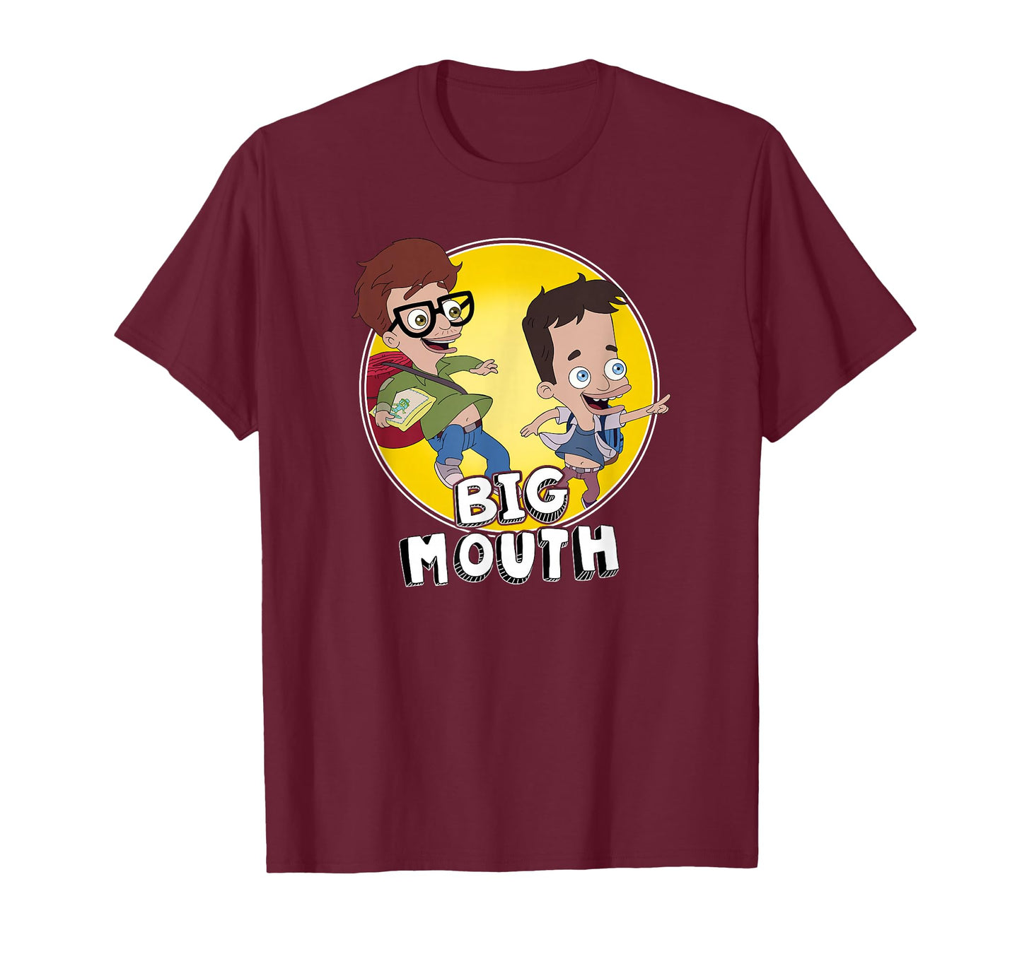 Big Mouth Nick & Andrew Best Friends Circle Portrait T-Shirt