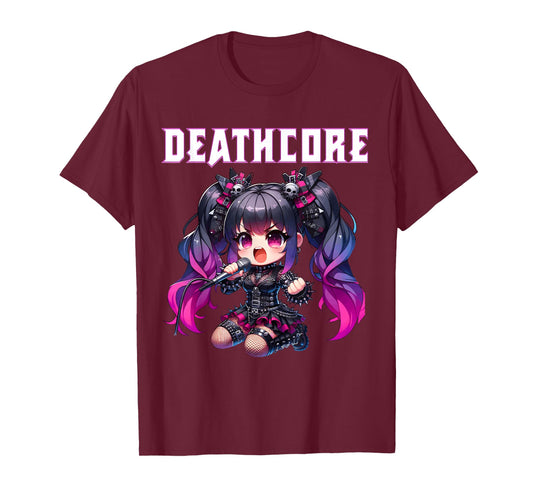Deathcore Music Anime Girl T-Shirt