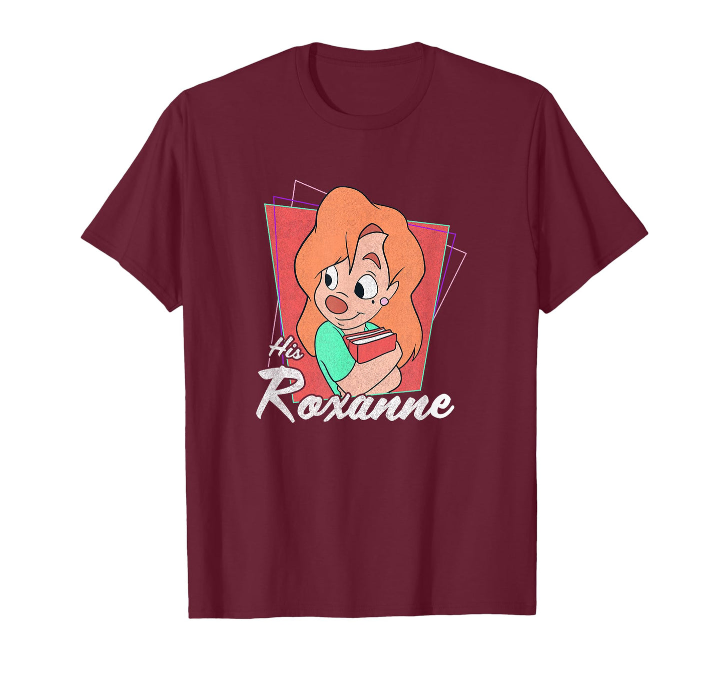 Disney A Goofy Movie Vintage Valentine His Roxanne Poster T-Shirt