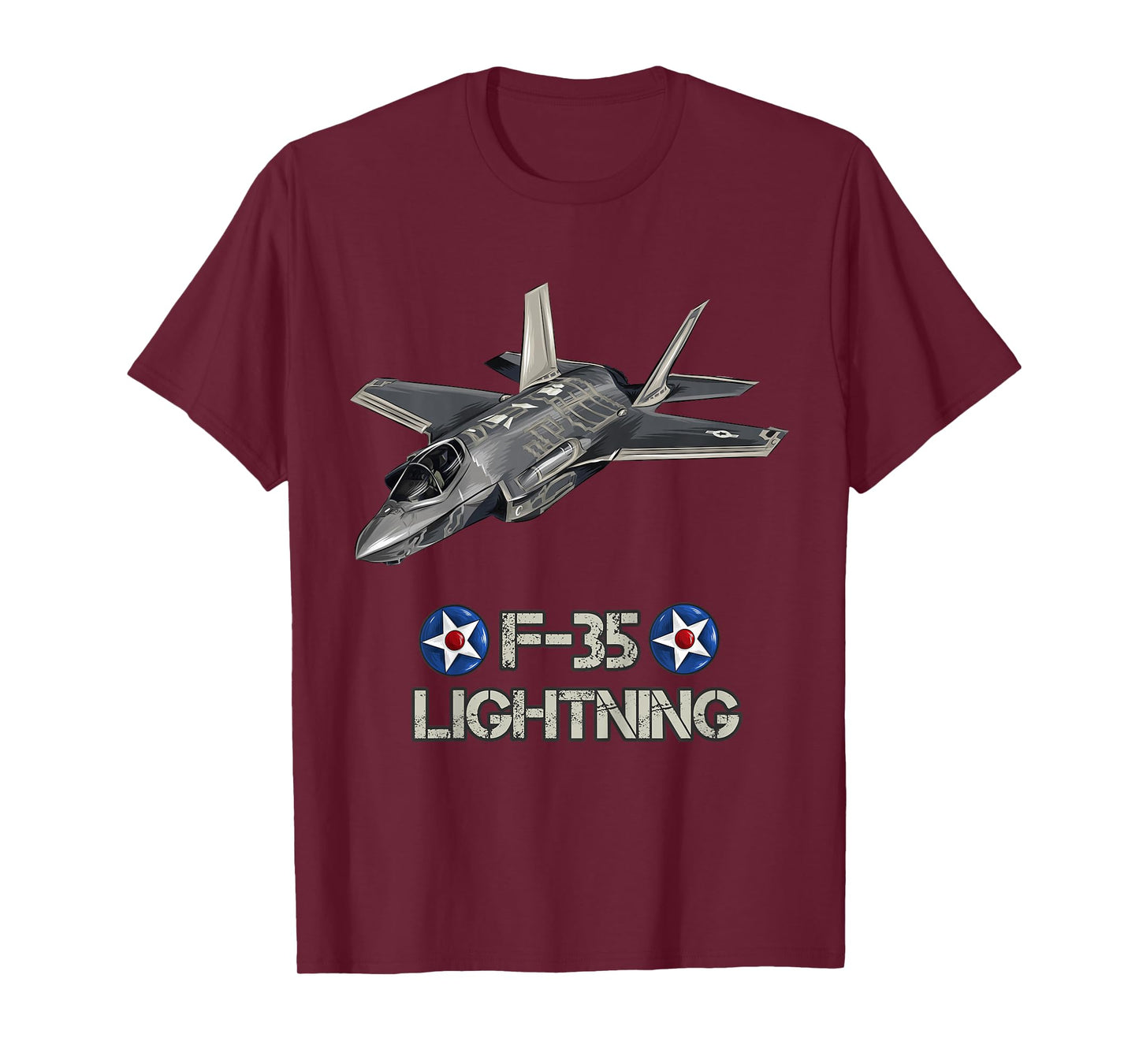 American Aircraft Stealth Fighter F35 lightning T-Shirt