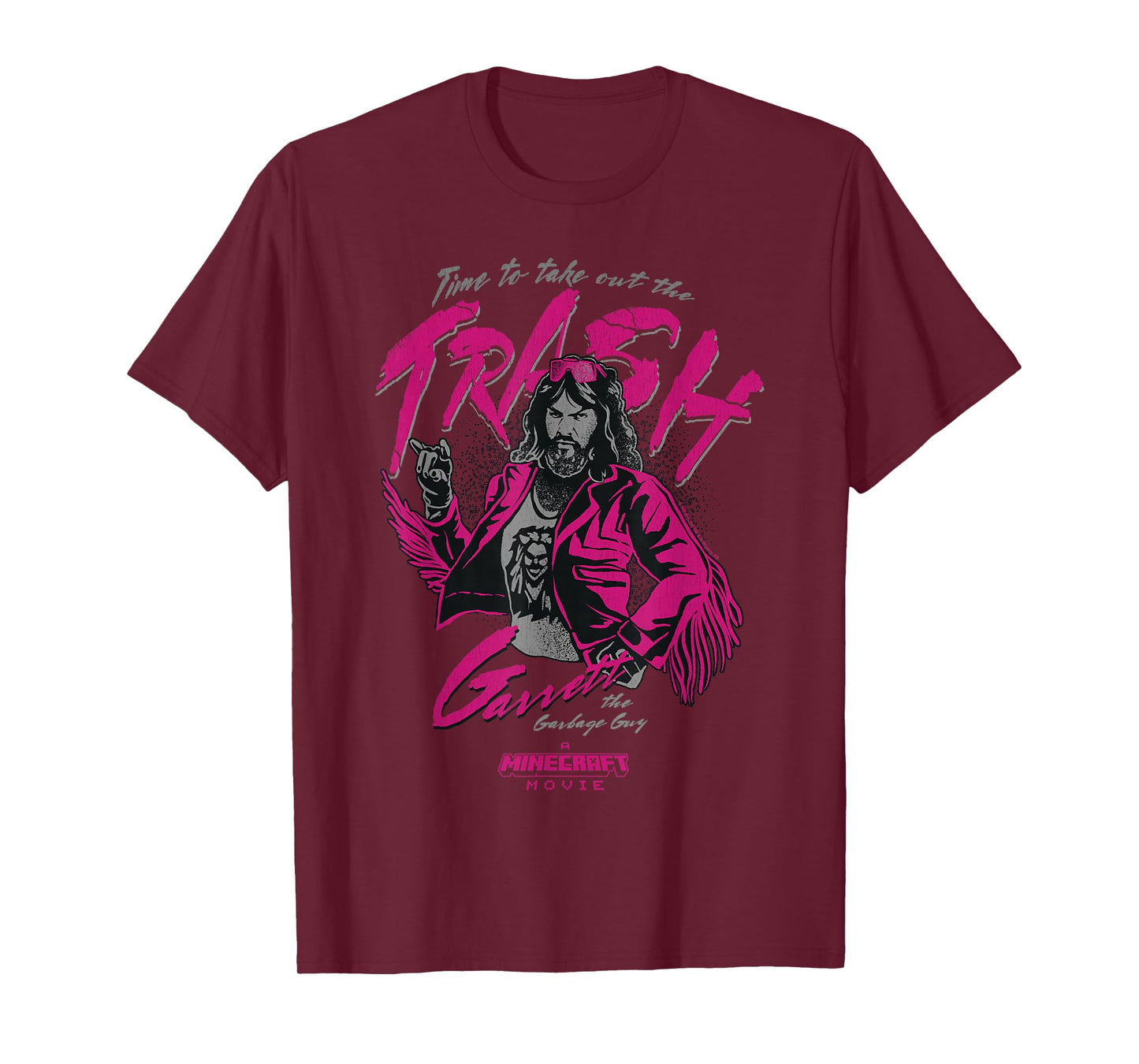 A Minecraft Movie Time To Take Out The Trash Garret Portrait T-Shirt