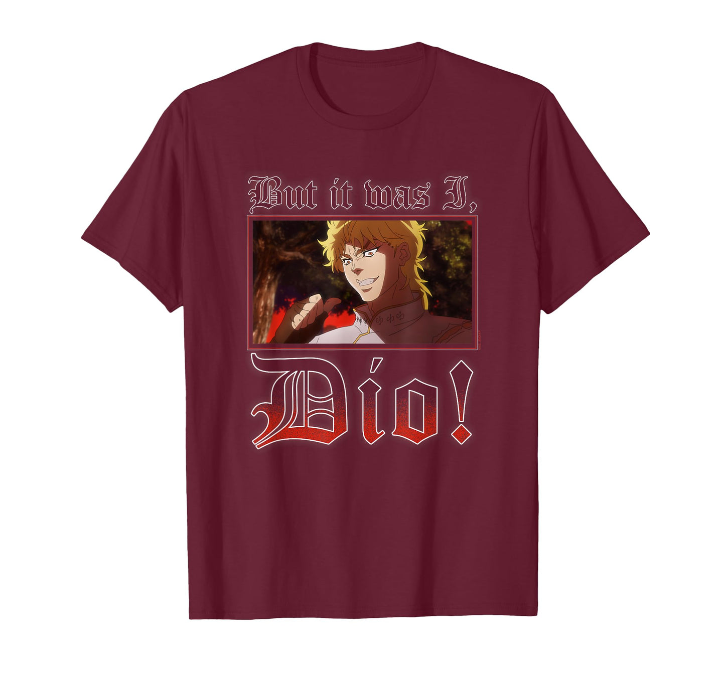 JoJo's Bizarre Adventure It was I Dio Meme Anime T-Shirt