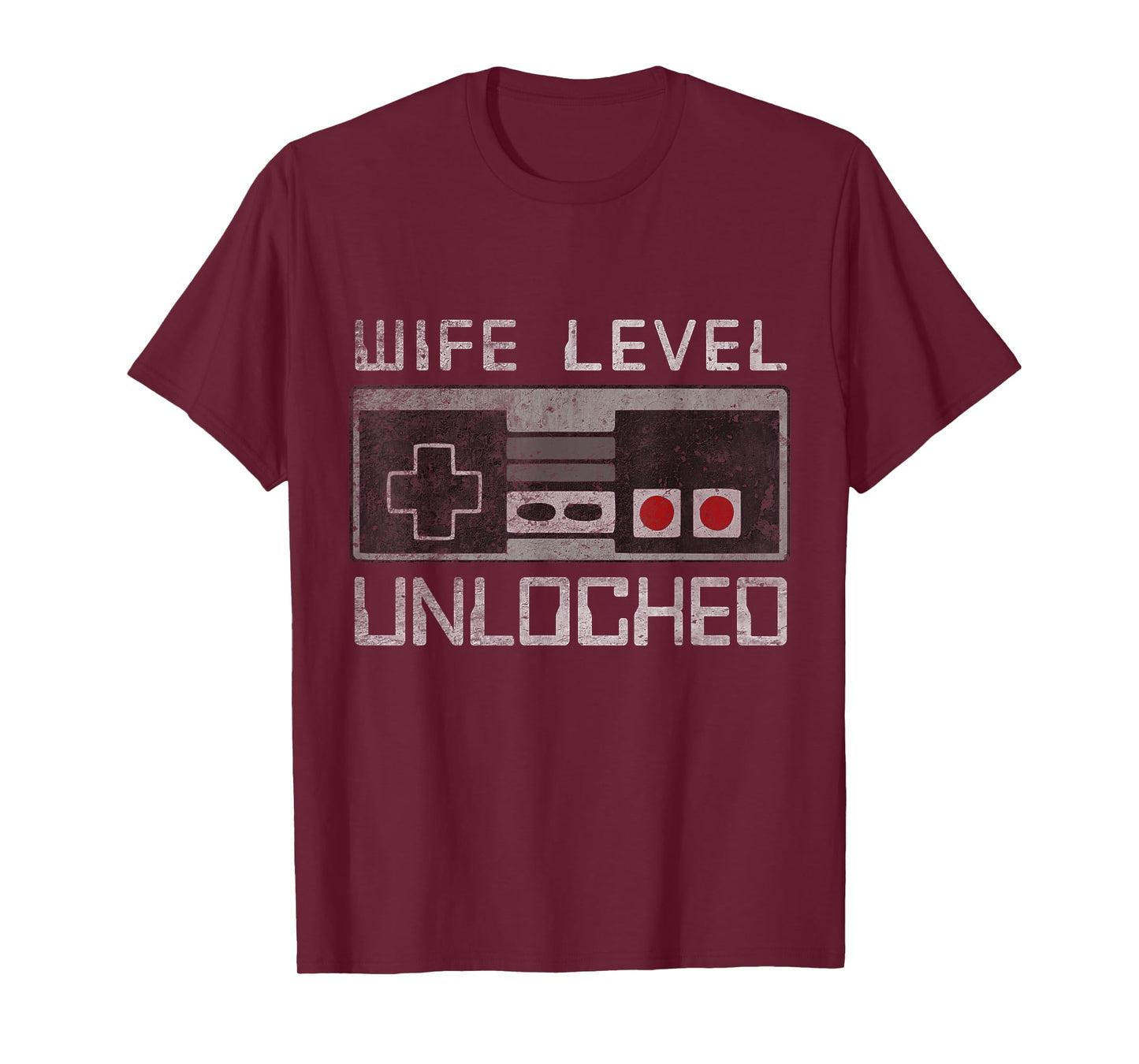 Women Bride Honeymoon Just Married Gamer Wife Level Unlocked T-Shirt