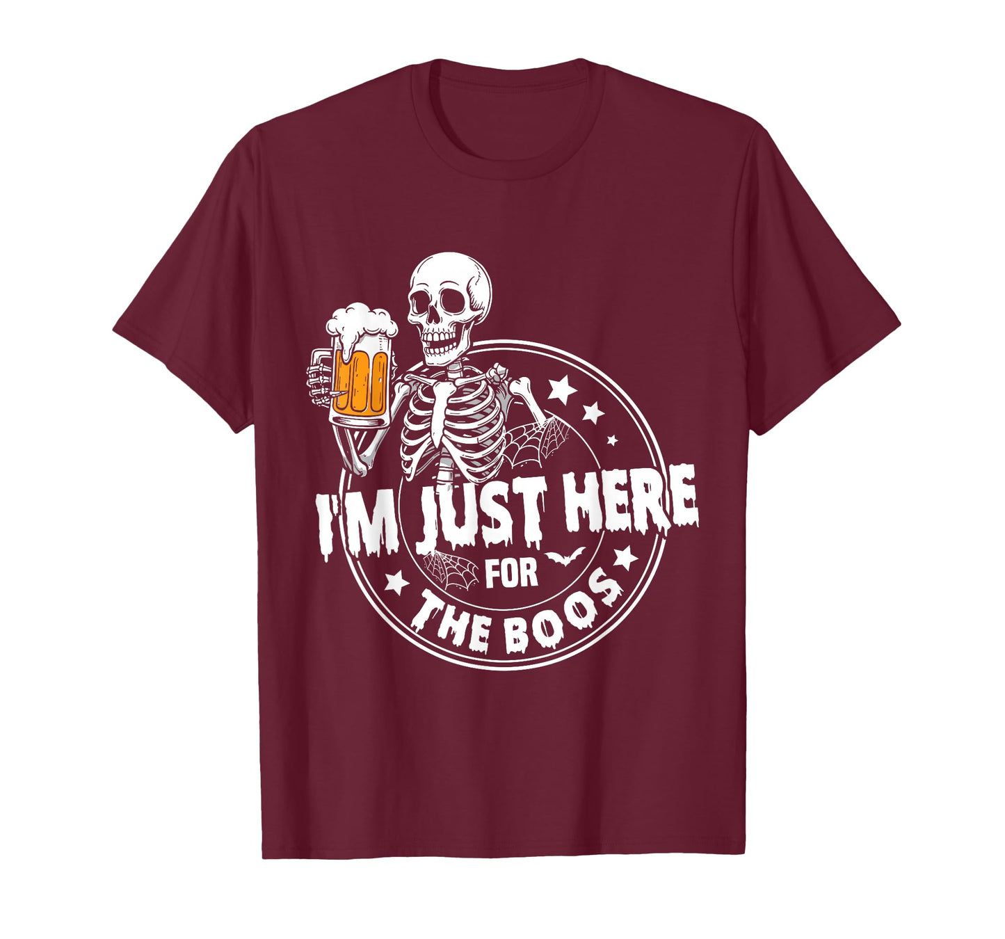 I'm Just Here for The Boos Cute Ghost Halloween Costume T-Shirt