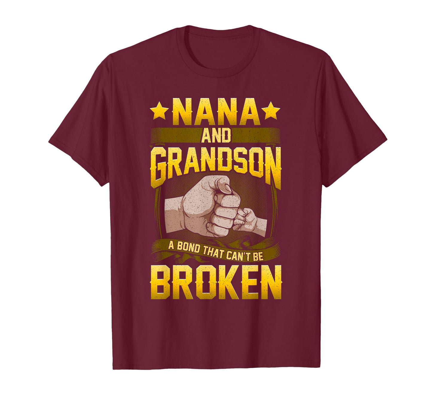 Nana And Grandson A Bond That Can't Be Broken Shirt Gift T-Shirt