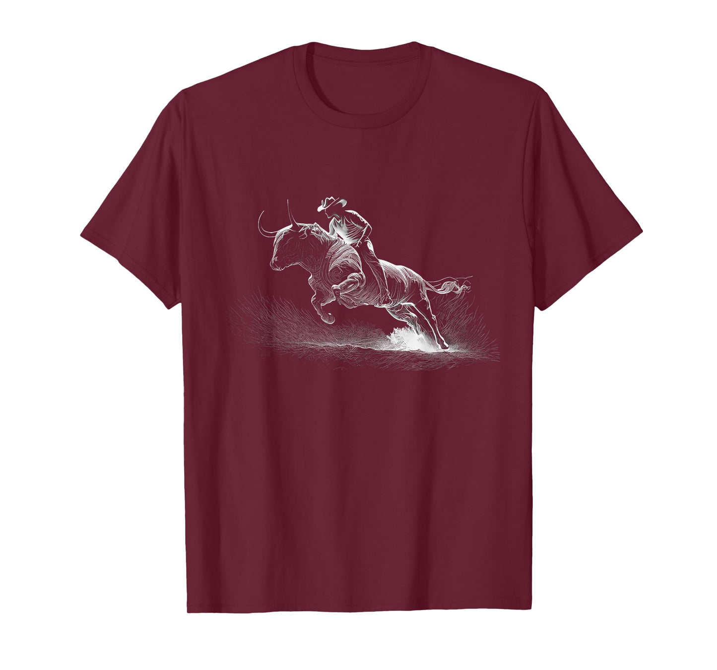 Cowboy Rodeo Horse Riding Retro USA Vintage Cowboy T-Shirt