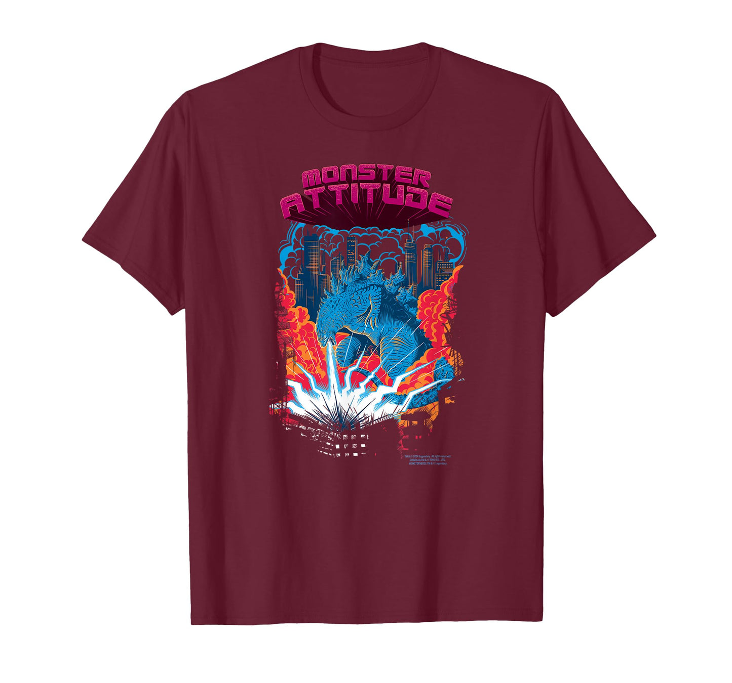 Godzilla vs. Kong Attitude - Officially Licensed Black Unisex-Adult T-Shirt