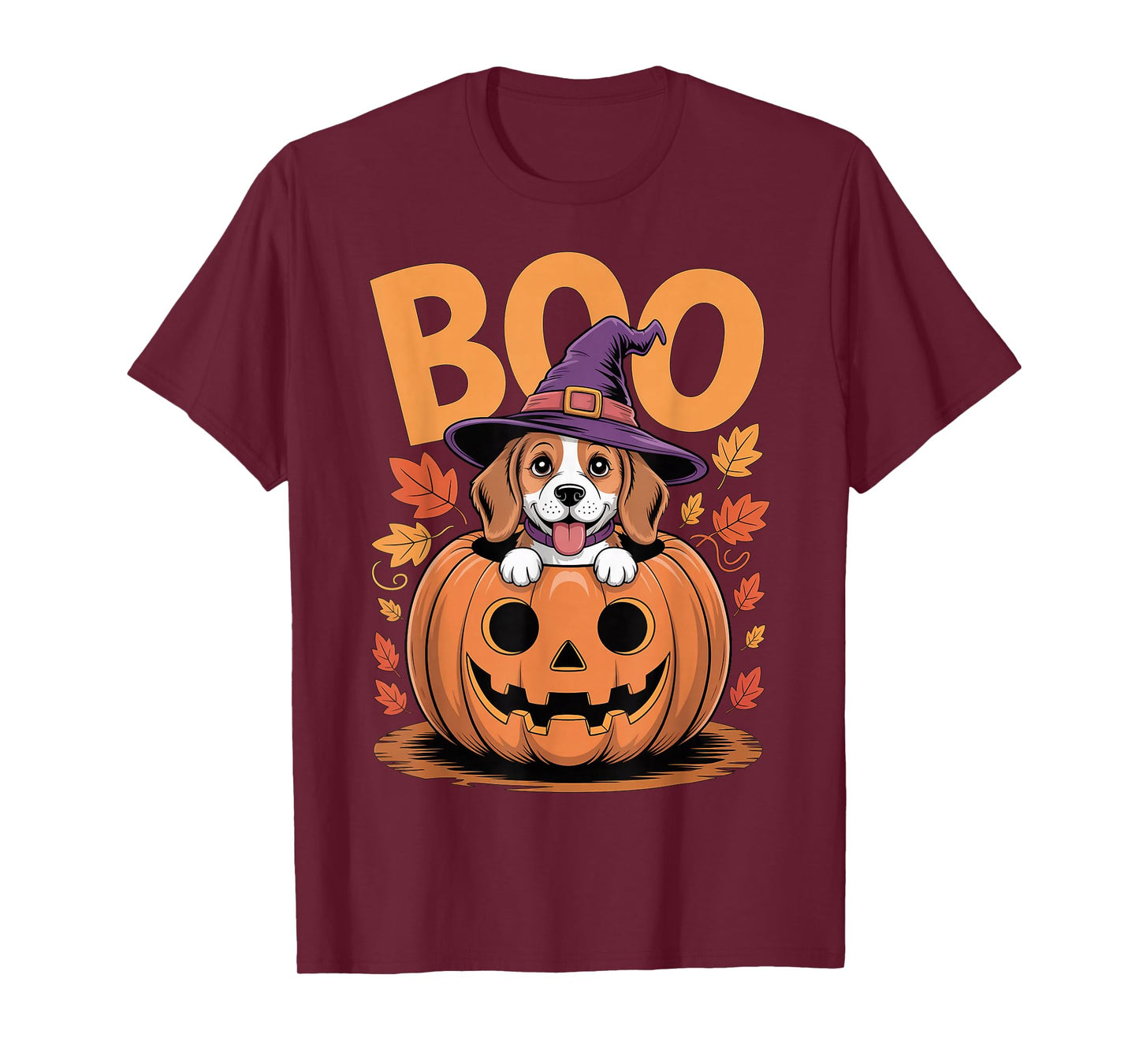 Beagle Costume on Pumpkin Halloween Beagle T-Shirt