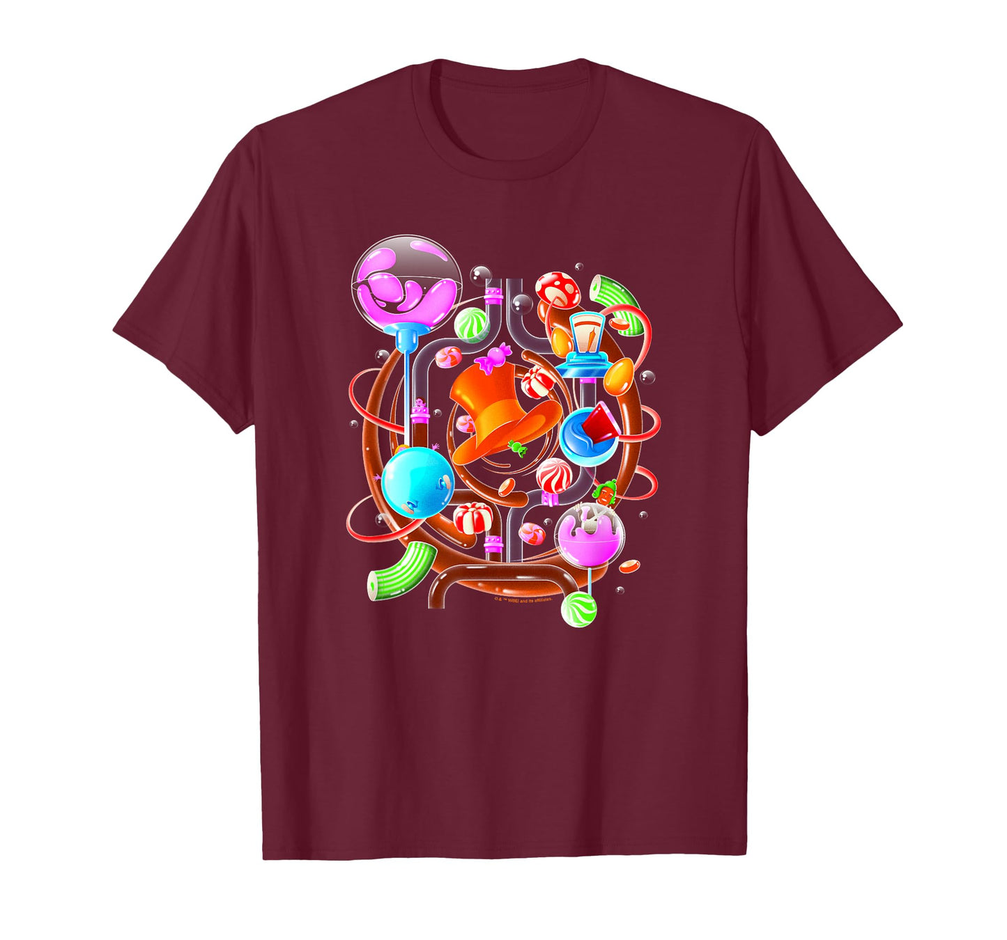 WB100 Willy Wonka And The Chocolate Factory Candy Factory T-Shirt