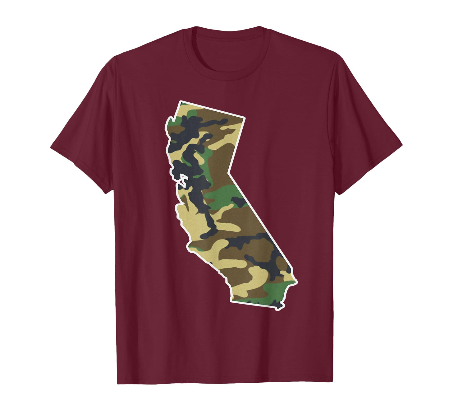 Cali Camo California Pride State Map Shirt