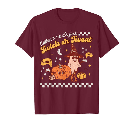 Speech Therapy Retro Spooky Fall Pumpkin Pathologist Season T-Shirt