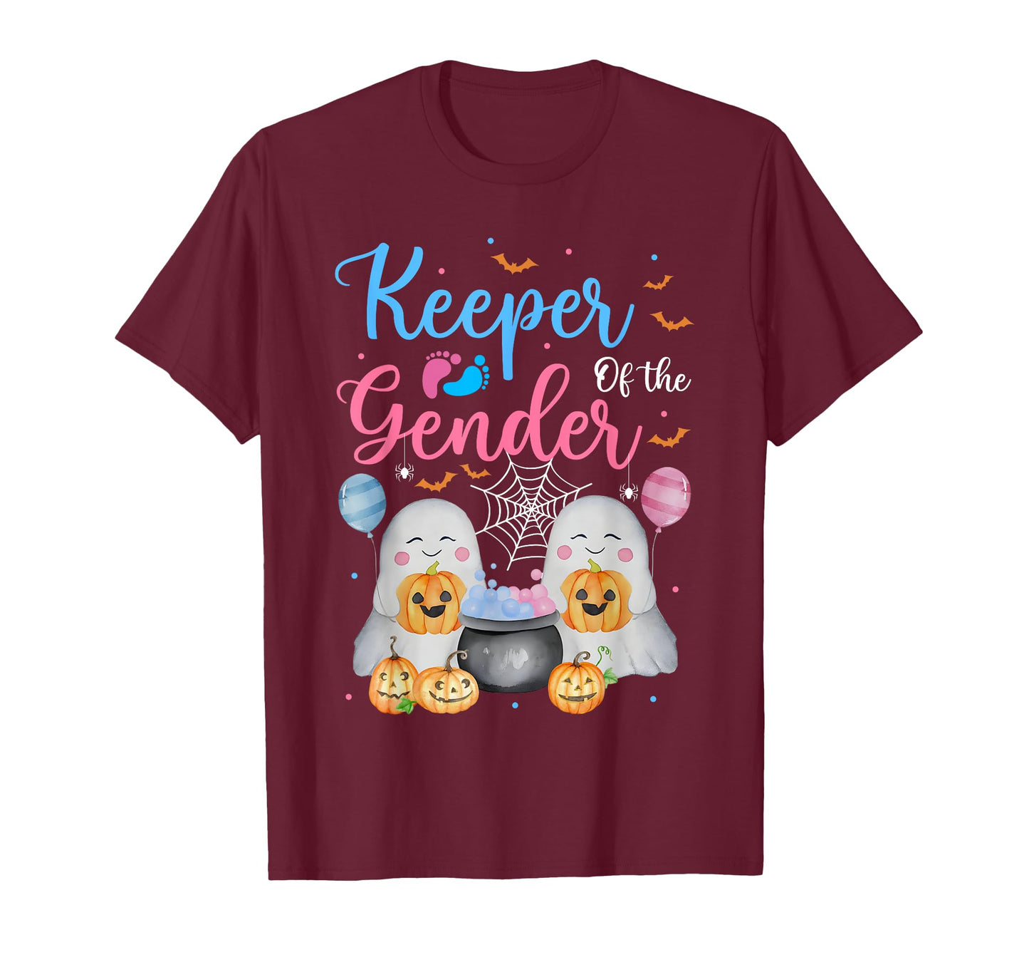 Keeper of the Gender Halloween Shirt Ghost Baby Shower T-Shirt