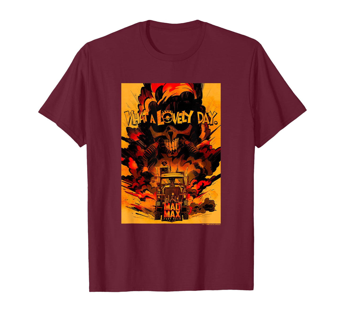 WB100 Mad Max Fury Road What A Lovely Day Dystopian Comic T-Shirt
